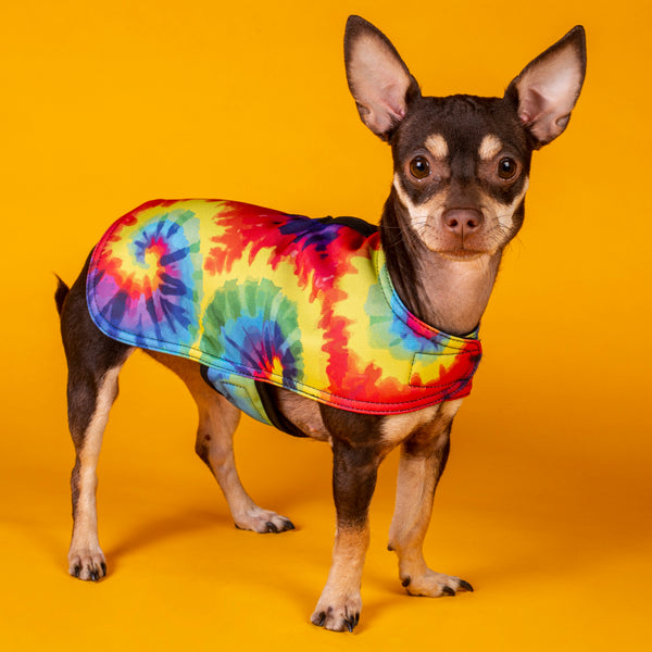 Tie dye dog on sale hoodie